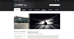Desktop Screenshot of ebm-sa.be