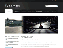 Tablet Screenshot of ebm-sa.be